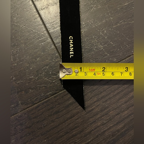 Authentic Chanel ribbon black gold - Picture 3 of 4